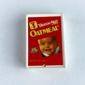 Barbie Beech-Nut Oatmeal Stage 1 Cereal Pretend Play Baby Food For Kids Playset